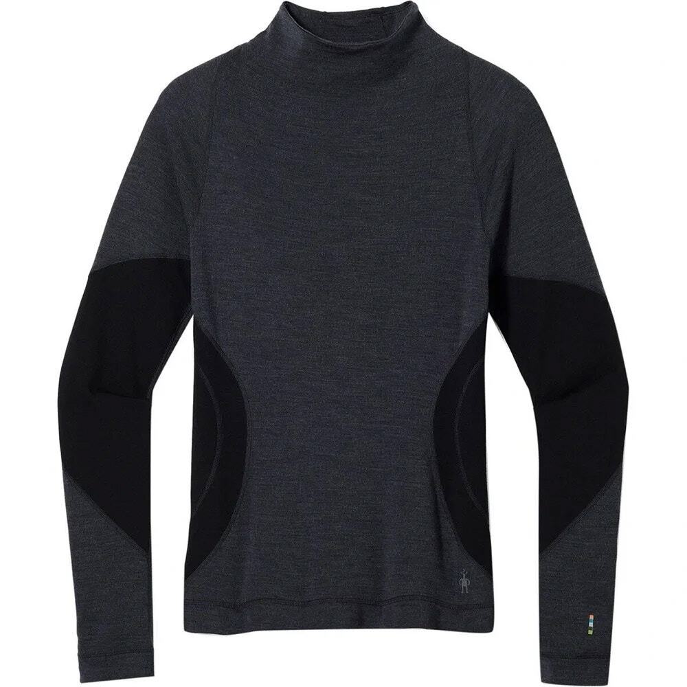 NWT SMARTWOOL Thermal Merino 250 High Neck Top Charcoal Heather Medium M